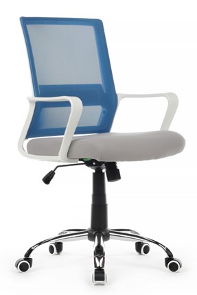 Кресло компьютерное RCH 1029MW, серый/синий в Курске - изображение