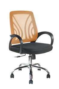 Кресло компьютерное Riva Chair 8099Е, Оранжевый в Курске