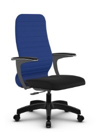 Кресло офисное SU-CU160-10P PL синий/черный в Курске