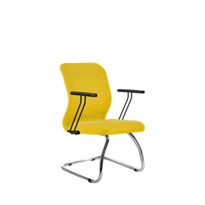 Кресло компьютерное SU-Mr-4/подл.109/осн.007 желтый в Курске
