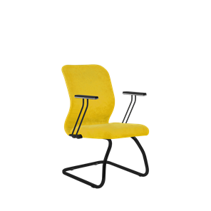 Кресло компьютерное SU-Mr-4/подл.110/осн.008 желтый в Курске