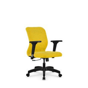 Кресло компьютерное SU-Mr-4/подл.200/осн.001 желтый в Курске