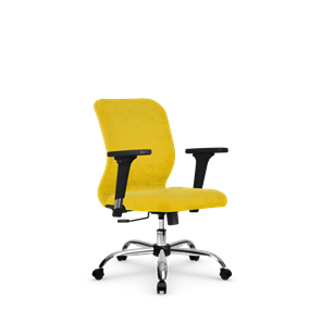 Офисное кресло SU-Mr-4/подл.200/осн.003 желтый в Курске