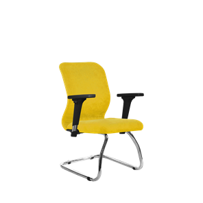 Офисное кресло SU-Mr-4/подл.200/осн.007 желтый в Курске
