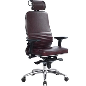 Офисное кресло Samurai KL-3.04, темно-бордовый в Курске