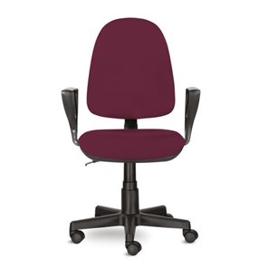 Офисное кресло Brabix Prestige Ergo MG-311 (регулируемая эргономичная спинка, ткань, бордовое) 532422 в Курске