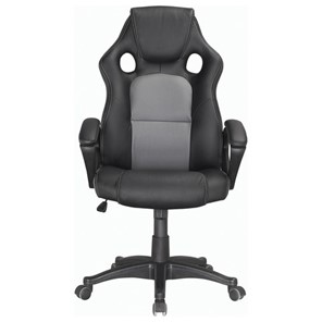 Кресло офисное Brabix Rider Plus EX-544 КОМФОРТ (экокожа, черное/серое) 531582 в Курске