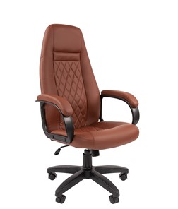 Офисное кресло CHAIRMAN 950LT Экокожа коричневая в Курске