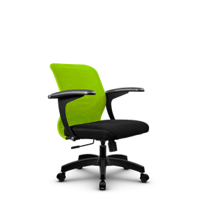 Кресло компьютерное SU-M-4/подл.160/осн.001, Зеленый/Черный в Курске