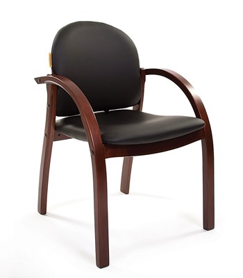Офисное кресло CHAIRMAN 659 Экокожа черная в Курске - изображение