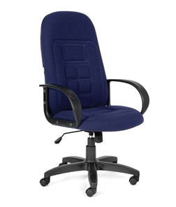 Кресло компьютерное CHAIRMAN 727 ткань ст., цвет синий в Курске