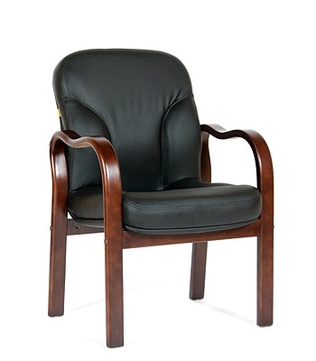 Кресло CHAIRMAN 658 Натуральная кожа черный в Курске - изображение