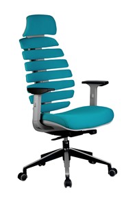 Кресло Riva Chair SHARK (Лазурный/серый) в Курске - предосмотр