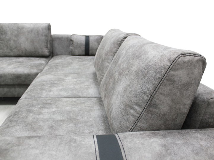Угловой диван с узкой спинкой Даллас  м6,2+м3+м4+м9+м6+м15 отдельный +2 малые подушки+ящик в малой части в Курске - изображение 4