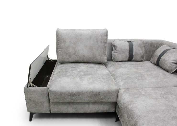 Угловой диван с узкой спинкой Даллас  м6,2+м3+м4+м9+м6+м15 отдельный +2 малые подушки+ящик в малой части в Курске - изображение 5