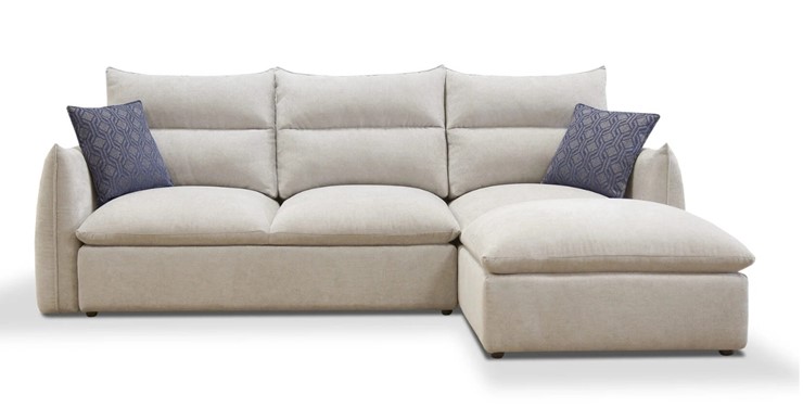 Угловой диван с оттоманкой Лаура в Курске - изображение 1
