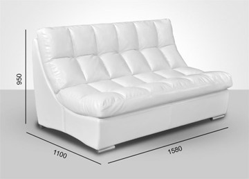 Прямой диван Брайтон без механизма 1580*1100*950 в Курске