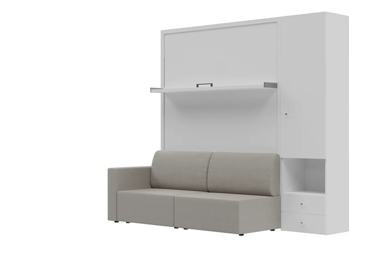 Диван Кровать-трансформер Smart (КД 1400+ШП), шкаф правый, левый подлокотник в Курске - изображение 2