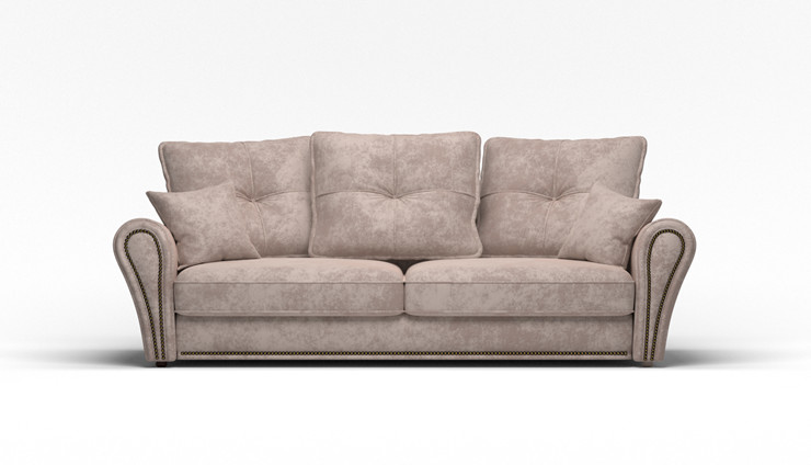 Прямой диван Виктория 3 подушки в Курске - изображение 1