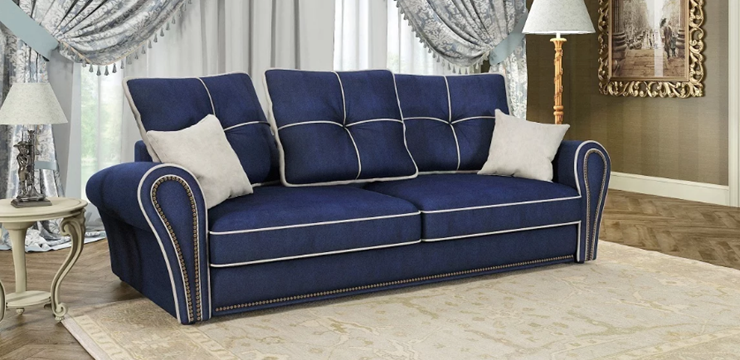 Прямой диван Виктория 3 подушки в Курске - изображение 3