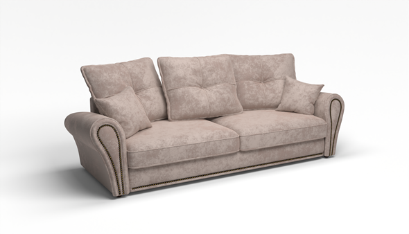 Прямой диван Виктория 3 подушки в Курске - изображение
