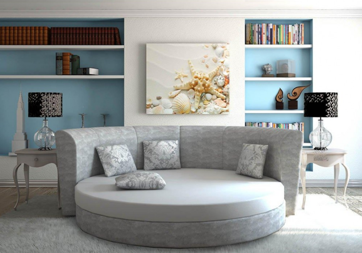 Круглый диван-кровать Смайл в Курске - изображение 5