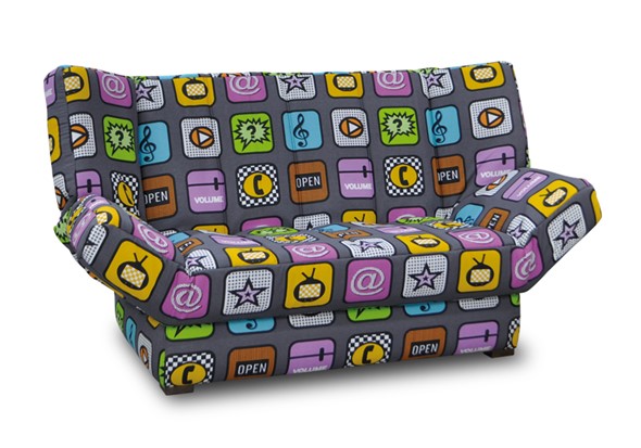 Прямой диван София Люкс пружинный блок в Курске - изображение