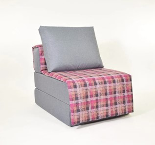 Бескаркасное кресло-кровать Харви, серый - квадро в Курске