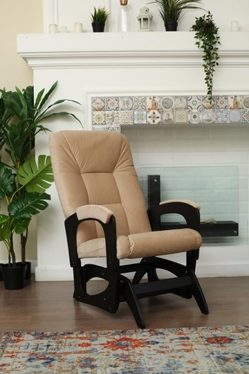 Кресло-качалка Леон маятниковая, ткань AMIGo песок 29-Т-П в Курске - изображение 3