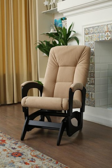 Кресло-качалка Леон маятниковая, ткань AMIGo песок 29-Т-П в Курске - изображение 4