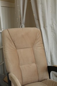 Кресло-качалка Леон маятниковая, ткань AMIGo песок 29-Т-П в Курске - предосмотр 7