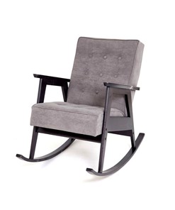 Кресло-качалка Ретро (венге / RS 15 - темно-серый) в Курске