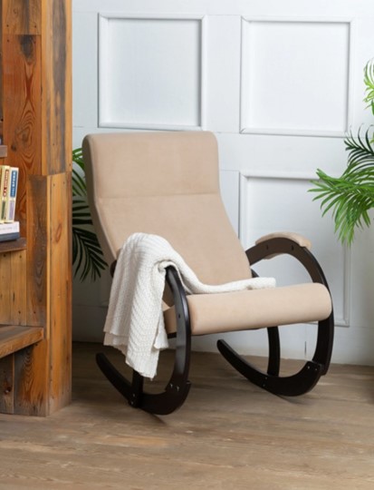Кресло-качалка Корсика, ткань Amigo Beige 34-Т-AB в Курске - изображение 7