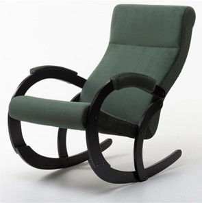 Кресло-качалка в гостиную Корсика, ткань Amigo Green 34-Т-AG в Курске