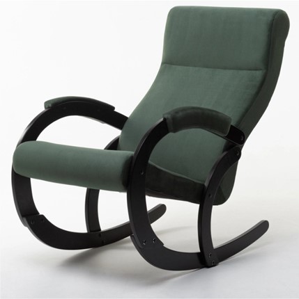 Кресло-качалка в гостиную Корсика, ткань Amigo Green 34-Т-AG в Курске - изображение