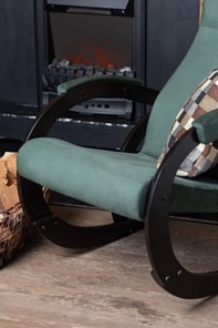 Кресло-качалка в гостиную Корсика, ткань Amigo Green 34-Т-AG в Курске - предосмотр 6