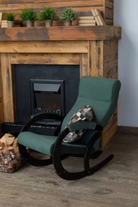 Кресло-качалка в гостиную Корсика, ткань Amigo Green 34-Т-AG в Курске - предосмотр 7