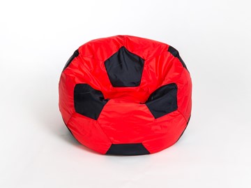 Кресло-мешок Мяч большой, красно-черный в Курске
