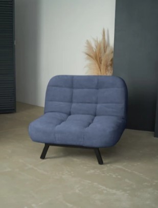 Раскладное кресло Абри опора металл (синий) в Курске - изображение 8