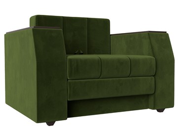 Раскладное кресло Атлантида, Зеленый (Микровельвет) в Курске