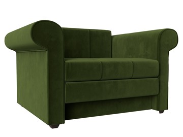 Раскладное кресло Берли, Зеленый (Микровельвет) в Курске