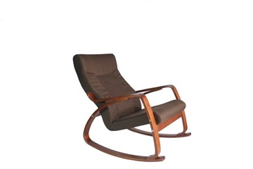 Кресло-качалка Женева, ткань шоколад в Курске