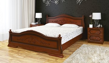 Спальная кровать Карина-1 (Орех) 90х200 в Курске