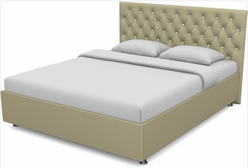Кровать полуторная Флоренция-А 1400 с основанием (Nitro Cream) в Курске