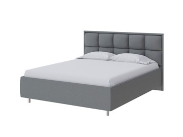 Кровать в спальню Chessy 160х200, Рогожка (Savana Grey (серый)) в Курске