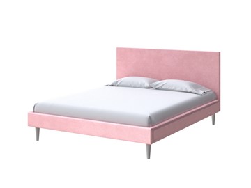 Кровать Claro 160х200, Велюр (Casa Жемчужно-розовый) в Курске
