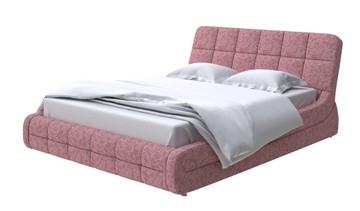 Кровать спальная Corso-6 140x200, Рогожка (Levis 62 Розовый) в Курске