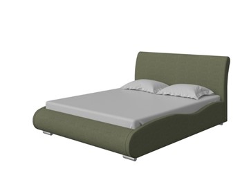 Кровать 2-х спальная Corso-8 Lite 140x200, Искусственная шерсть (Лама Авокадо) в Курске
