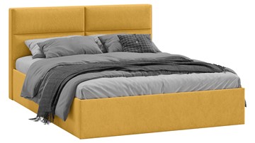 Спальная кровать Глосс Тип 1 (Микровелюр Wellmart Yellow) в Курске