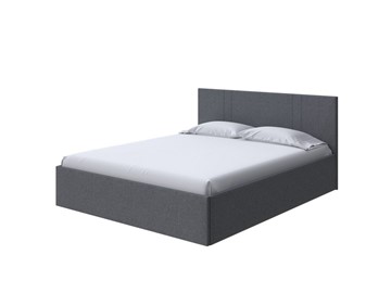 Спальная кровать Helix Plus 160х200, Рогожка (Savana Grey (серый)) в Курске